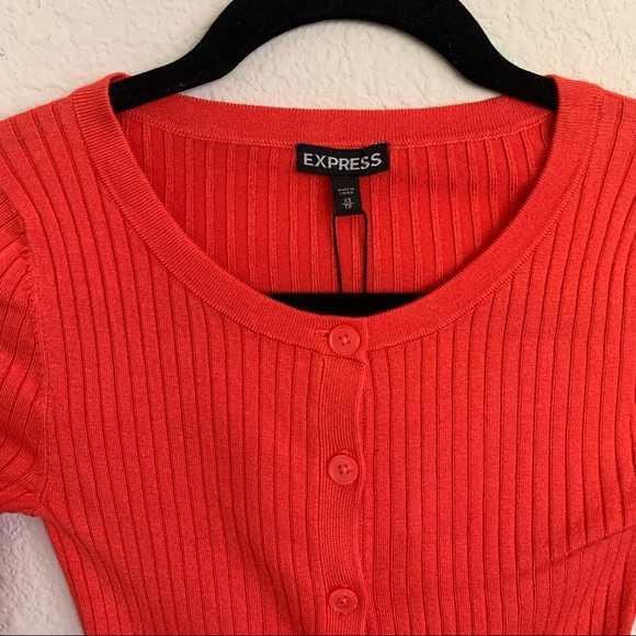 NWT Express Ribbed Knit Cardigan - Picture 3 of 7
